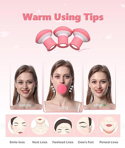 Miniatura 5 de Ejercitador de cara, yoga para reafirmar la piel y antiarrugas, ejercitador de mandíbula, levantamiento de cara en forma de V y doble mentón,