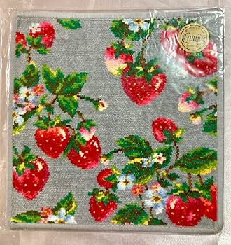 新品 フェイラー ストロベリーフィールド ゲストタオルハンドタオルピンクベージュ ストロベリーフィールドプティ ゲストタオル(アイボリー