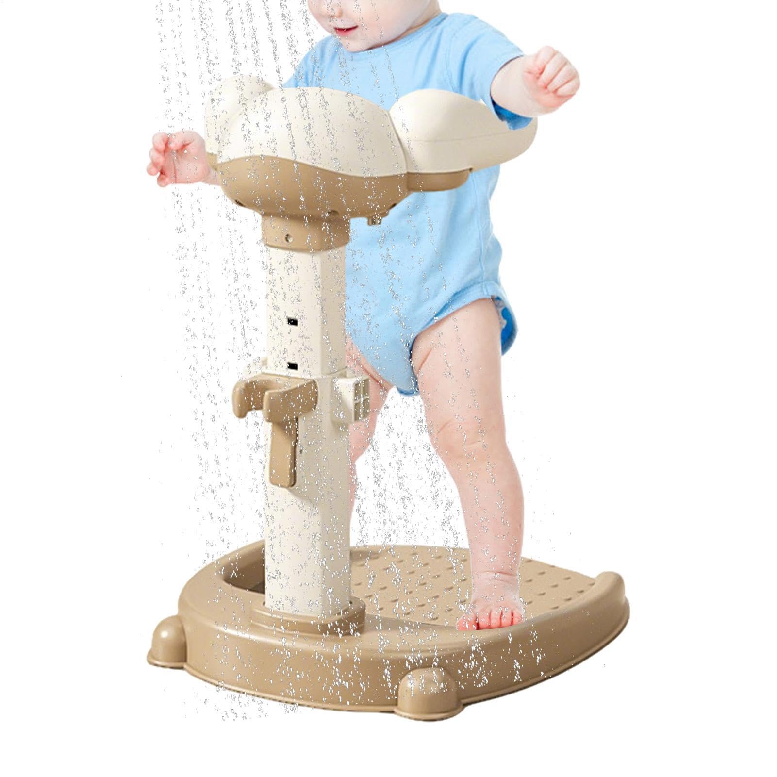 Supporto regolabile per doccia per bambini – Supporto antiscivolo per bambini, per appartamento, viaggi, hotel, vasca da bagno, casa, ragazze e ragazzi