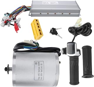 Weikeya Electric Brush Motor, 4300RPM Fast Speed Brush Motor Kit E‑Bike Motor Kit E‑Bike Conversion Accessory Set for E‑Bike Electric Bike