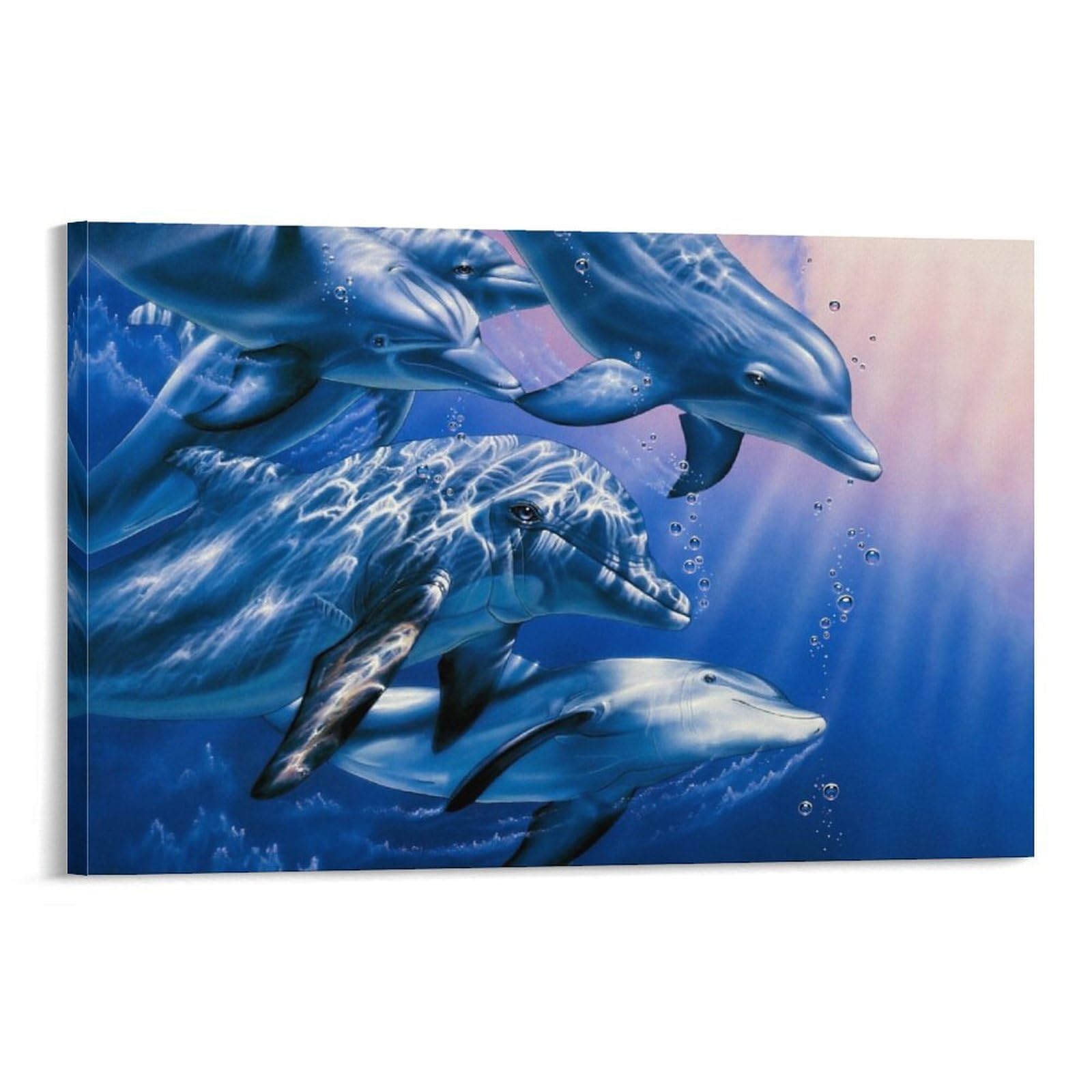 Peinture Dauphin Quest Christian Riese Lassen impression murale art - 8