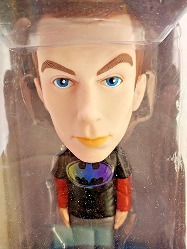 Miniatura 2 de FUNKO Big Bang Theory SHELDON Bobblehead Wacky Wobbler Edición limitada Camisa de Batman TIE-DYE