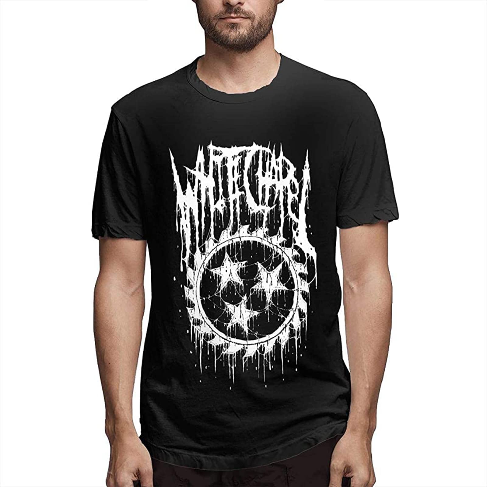Whitechapels Men's T-Shirt Graphic Printed Black Tee M