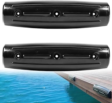 OCEANBROAD Dock Fender Bumpers, 17-Inch Horizontal Dock Bumpers for Edge, UV-Resistant Inflatable PVC Side Guard with Hardware, Durable for Boat and Dock Protection, Easy Installation