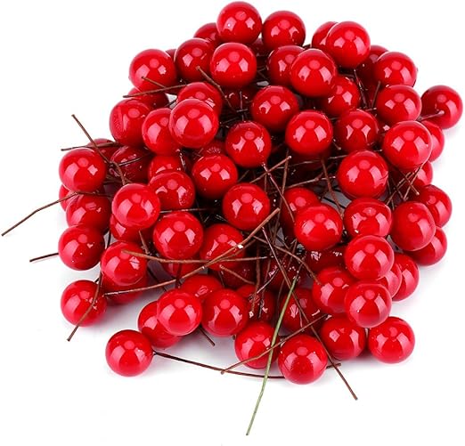 Amazon Co Jp Salinr クリスマスツリー 飾り 造花 赤い実 人工レッドホリーベリークリスマスホームデコレーションハンギングオーナメント クリスマス パーティー 装飾 お祭り 屋外装飾 クリスマスイブ 100個入り おもちゃ