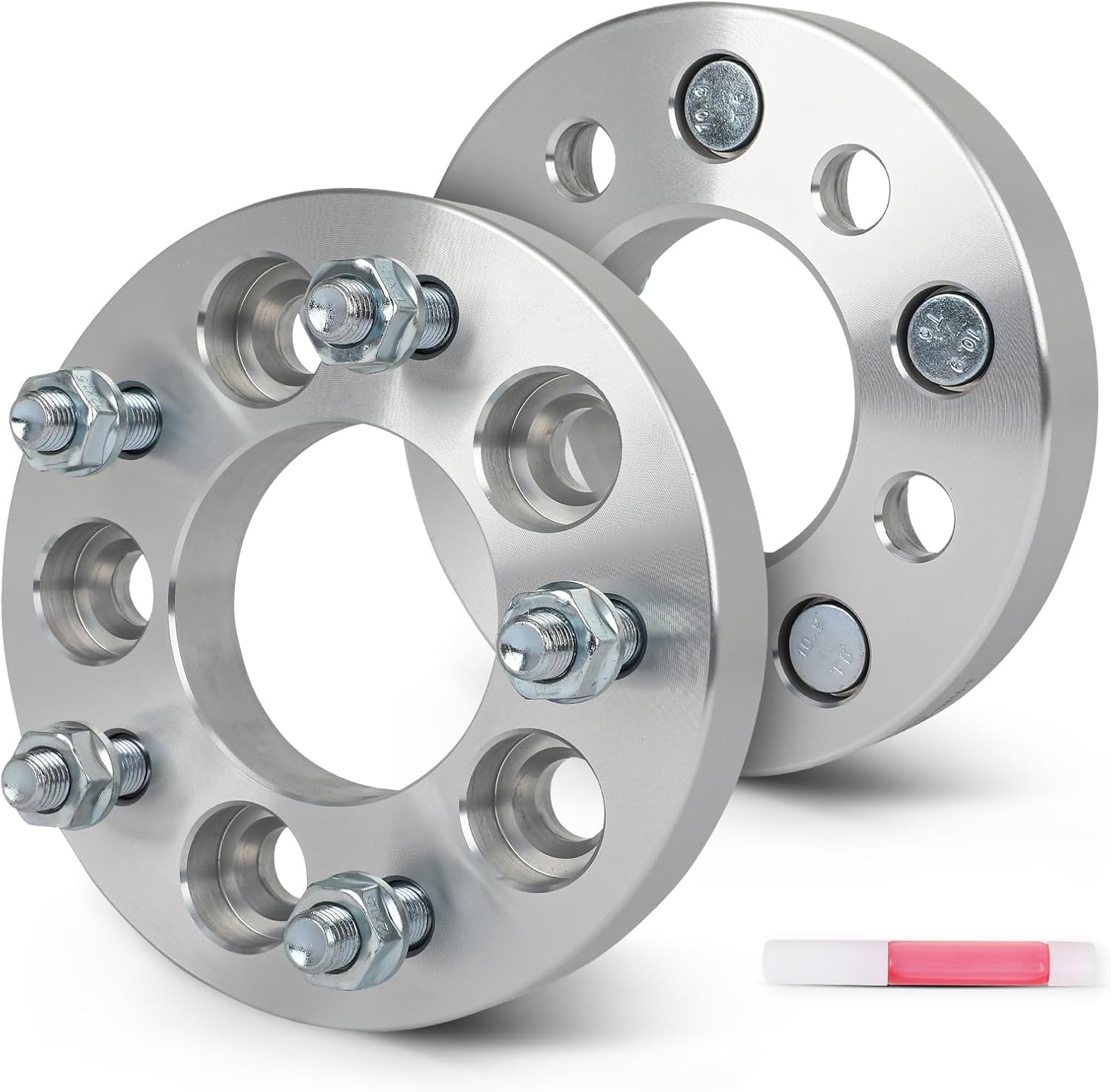 SCITOO 2Pcs 5x4.5 to 5x4.75 Wheel Adapters 1 inch Bore 74mm Studs 12x1.5 5 Lug Wheel Spacers No Hubcentric Fit for Hyundai Tucson 2005-2021,for Honda Civic 1973-2021