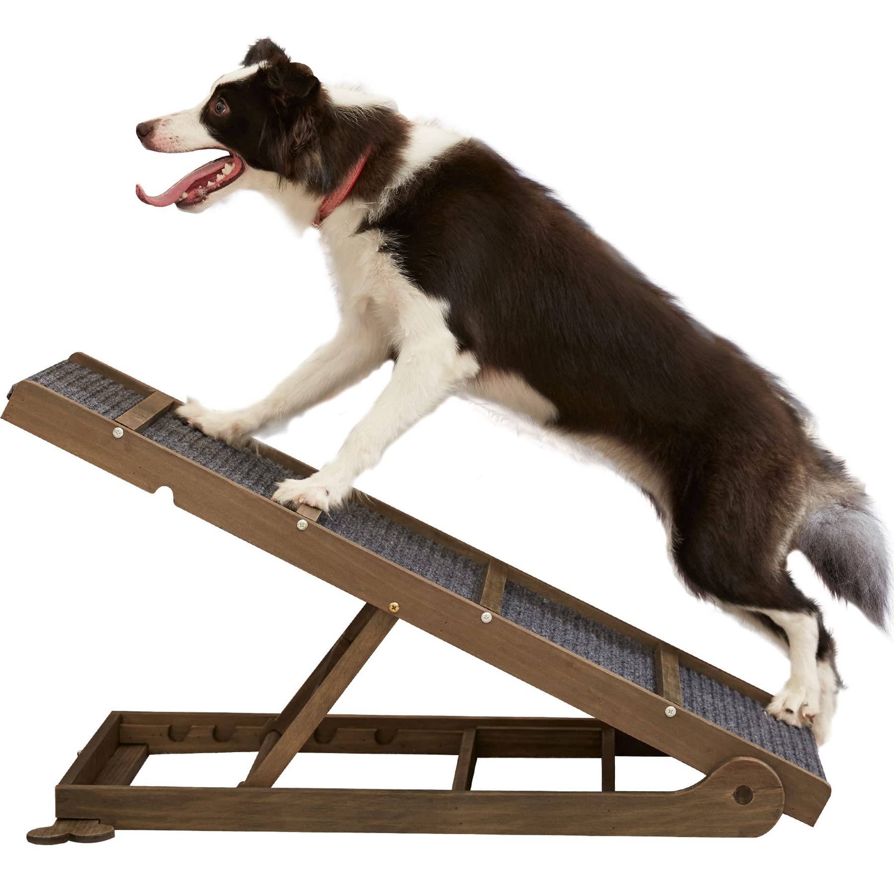 Adjustable height dog ramp Clearance