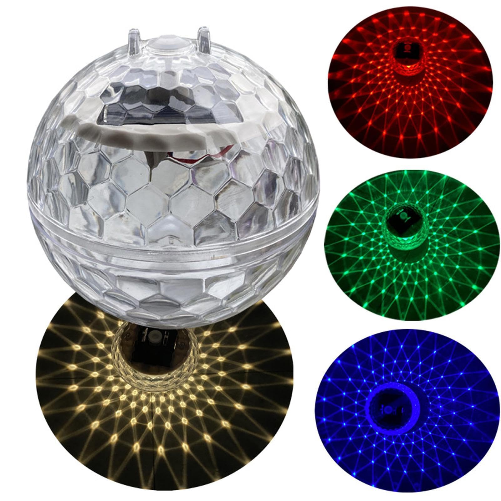 Solar Floating Light for Pool, Solar Powered Pond Glow Globe Lights, Pond Lights Waterproof, Light Waterproof Pool Lighting with 7 Colours Changing Home Decor for Garden Yard Swimming Pool Fountain