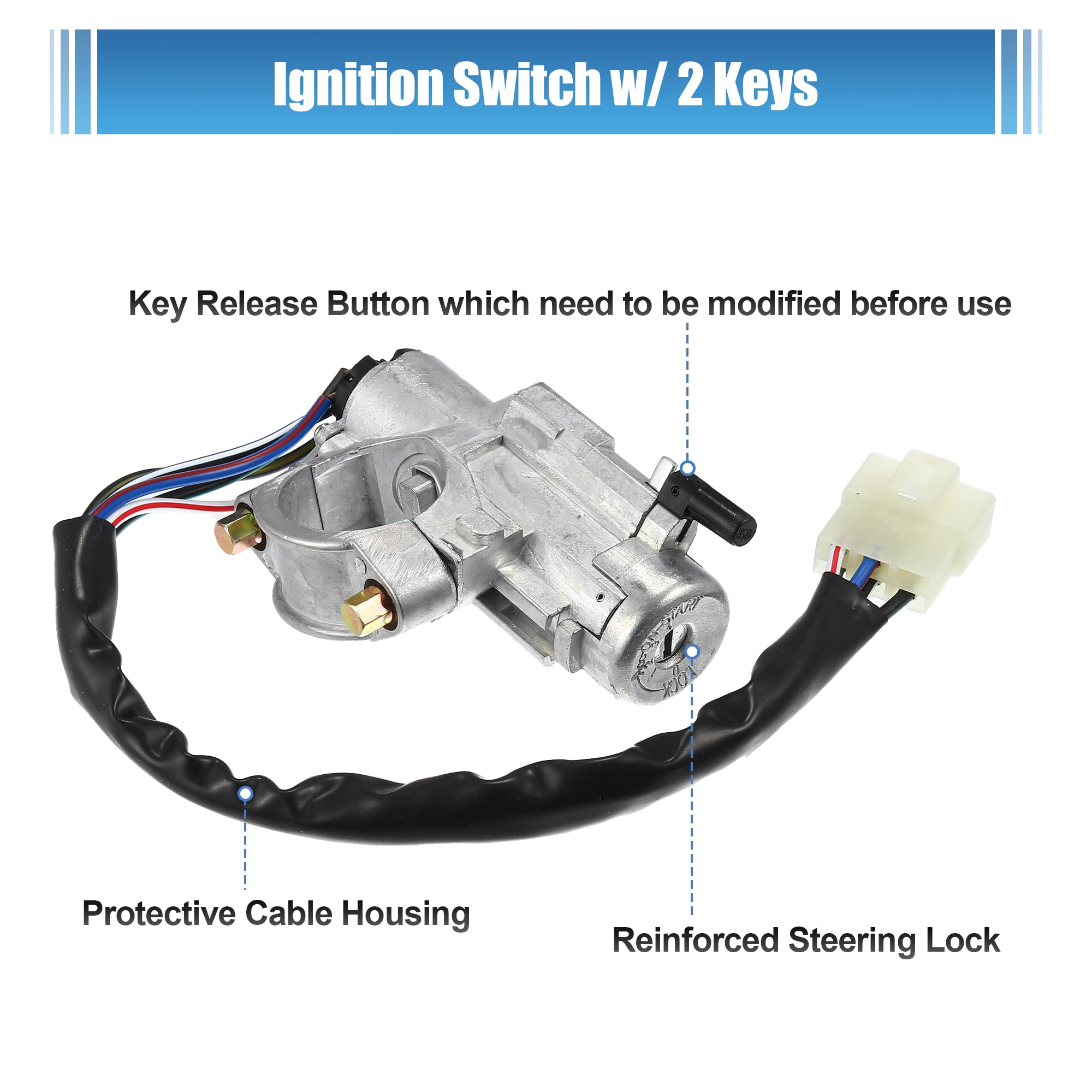Apple - saamooxxx Nissan Genuine Cube Ignition Steering Lock 2009-2014 OEM