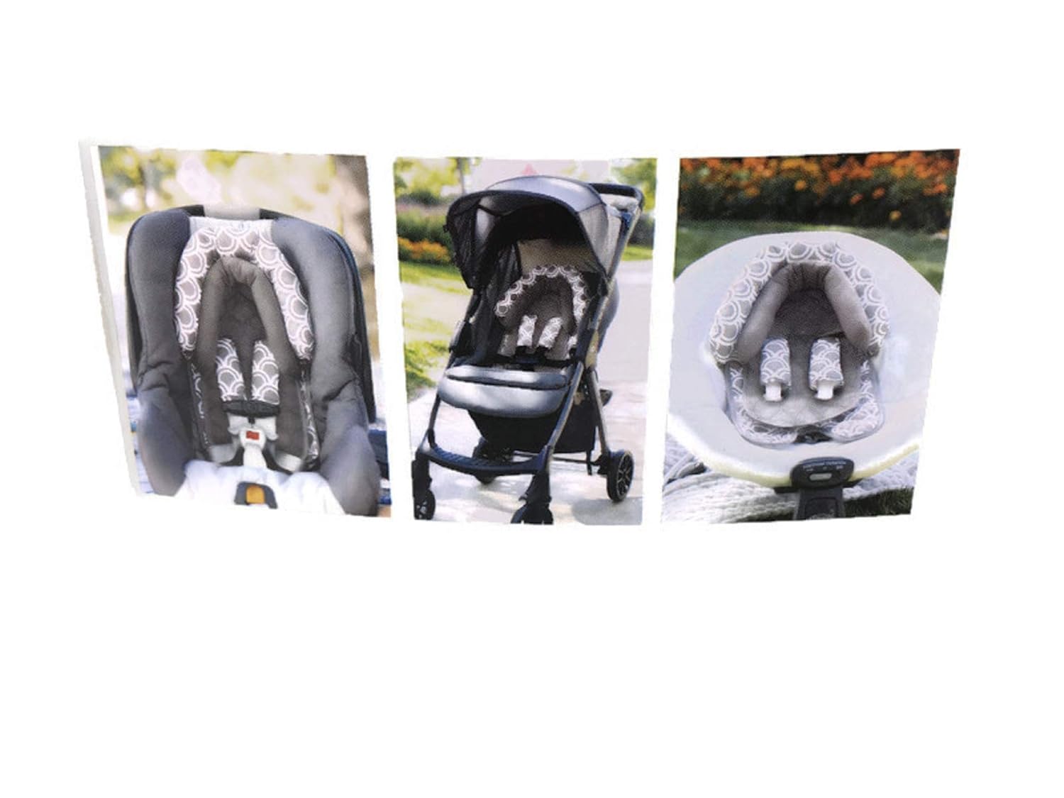 duo head support and strap cover set