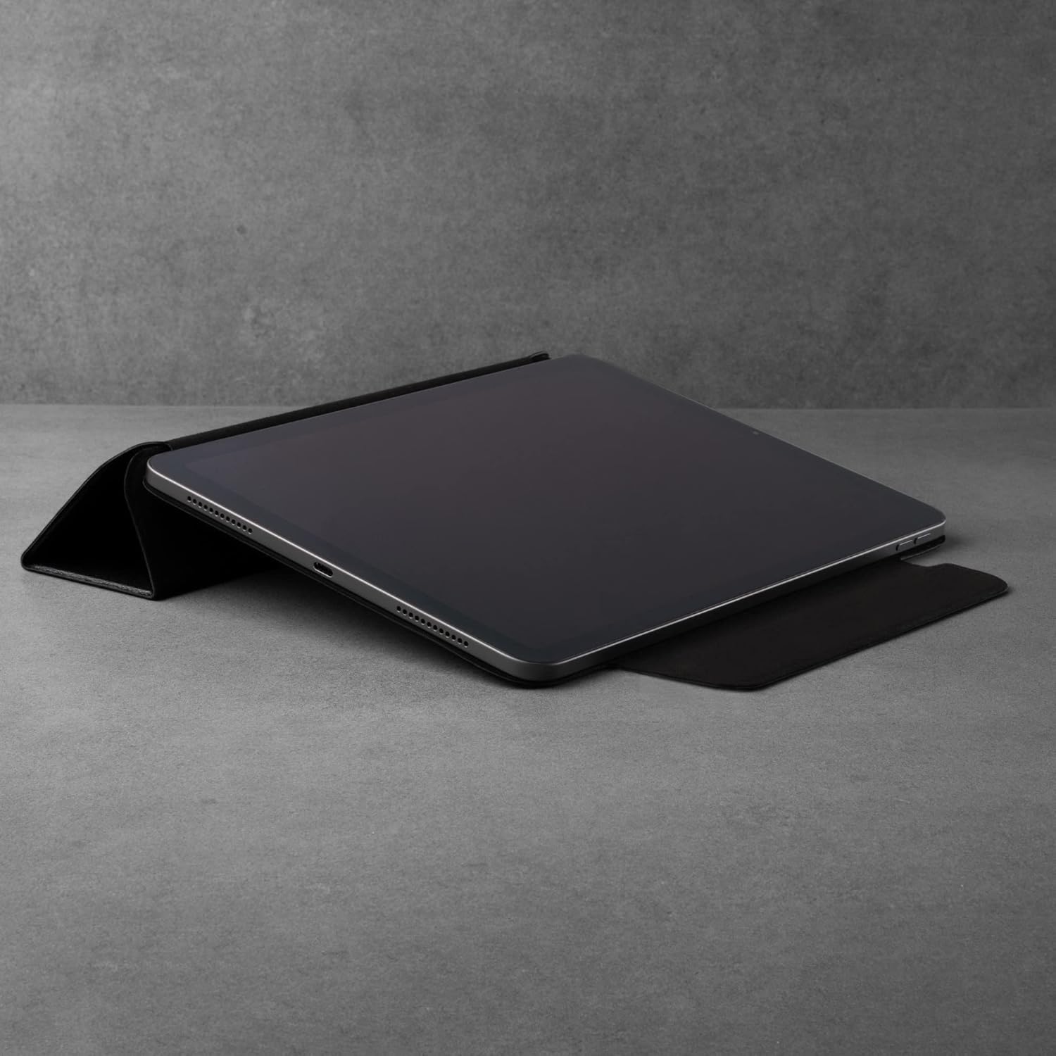 TORRO Smart Folio Compatible with iPad 11th / 10th Generation - Leather iPad 11th / 10th Gen (2025/2022) Smart Case Magnetic Cover with Auto Wake/Sleep and Stand Function (Black)