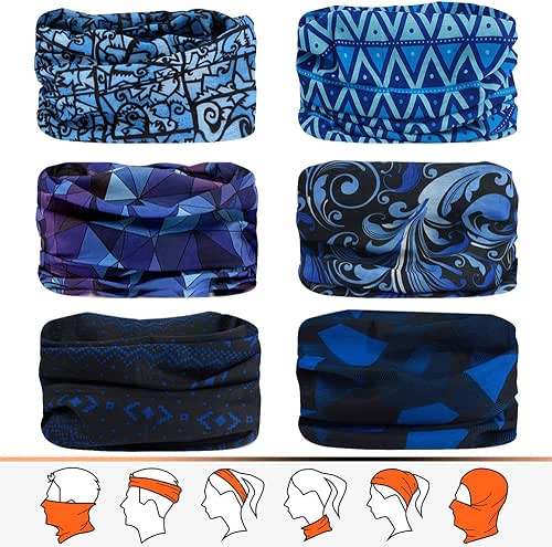 JOEYOUNG Headwear, Bandana, Neck Gaiter Head Wrap Headband Balaclava Magic
