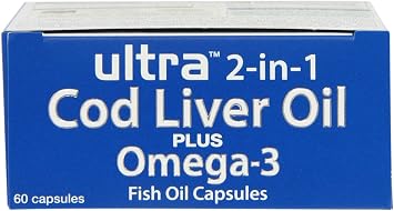Vitabiotics Ultra Cod Liver Oil - 60 Capsules