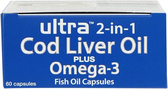 Vitabiotics Ultra Cod Liver Oil - 60 Capsules