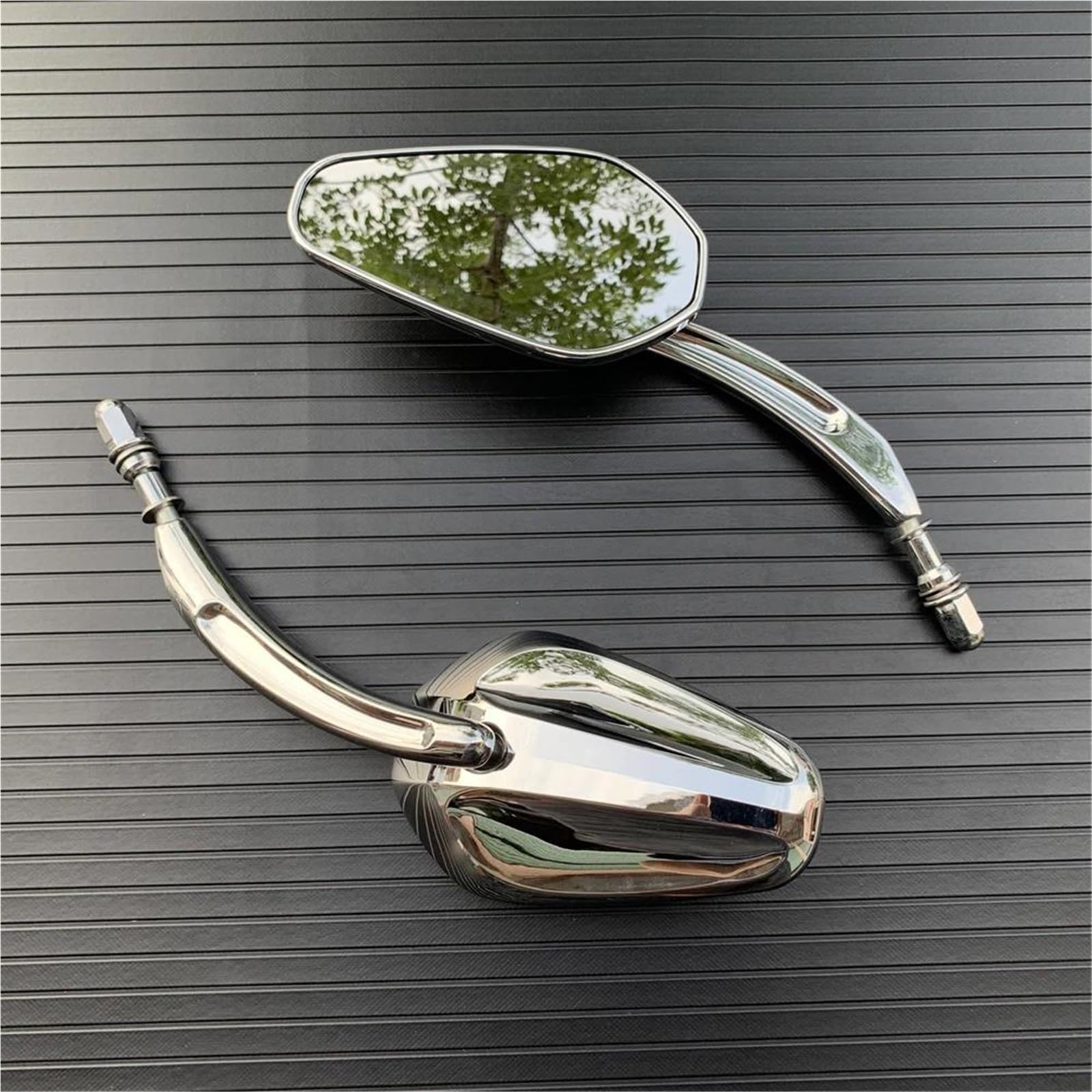 Espejos de motocicleta para Harley 883 y 1200 reflectores de manillar para rutas de fin de semana