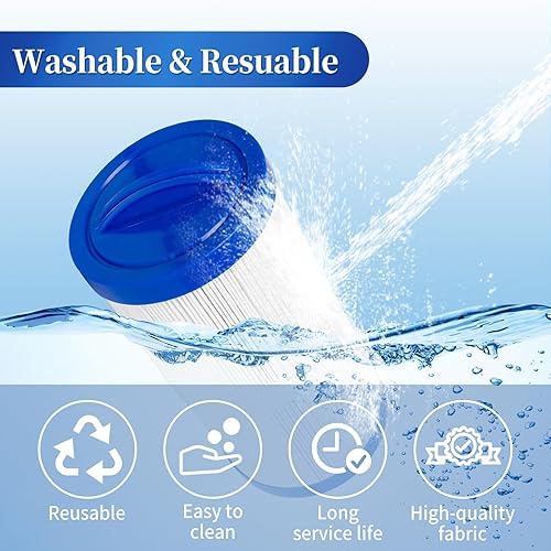 Miniatura 6 de sawluv PWW35L - Cartucho de filtro para bañera de hidromasaje que reemplaza a Pleatco PWW35L, Unicel 4CH-935, Waterway 817-4035, Teleweir 35 SF,