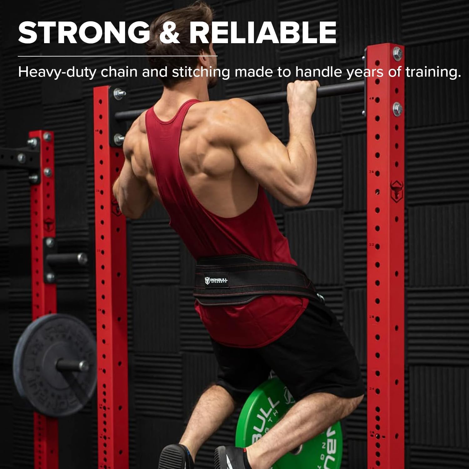 Dip Belt for Weightlifting - Weight Dipping Belt for Lifting Weights - Heavy Duty for Weighted Pull up, Dips, Squats, Hips, Pullups - For Men and Women