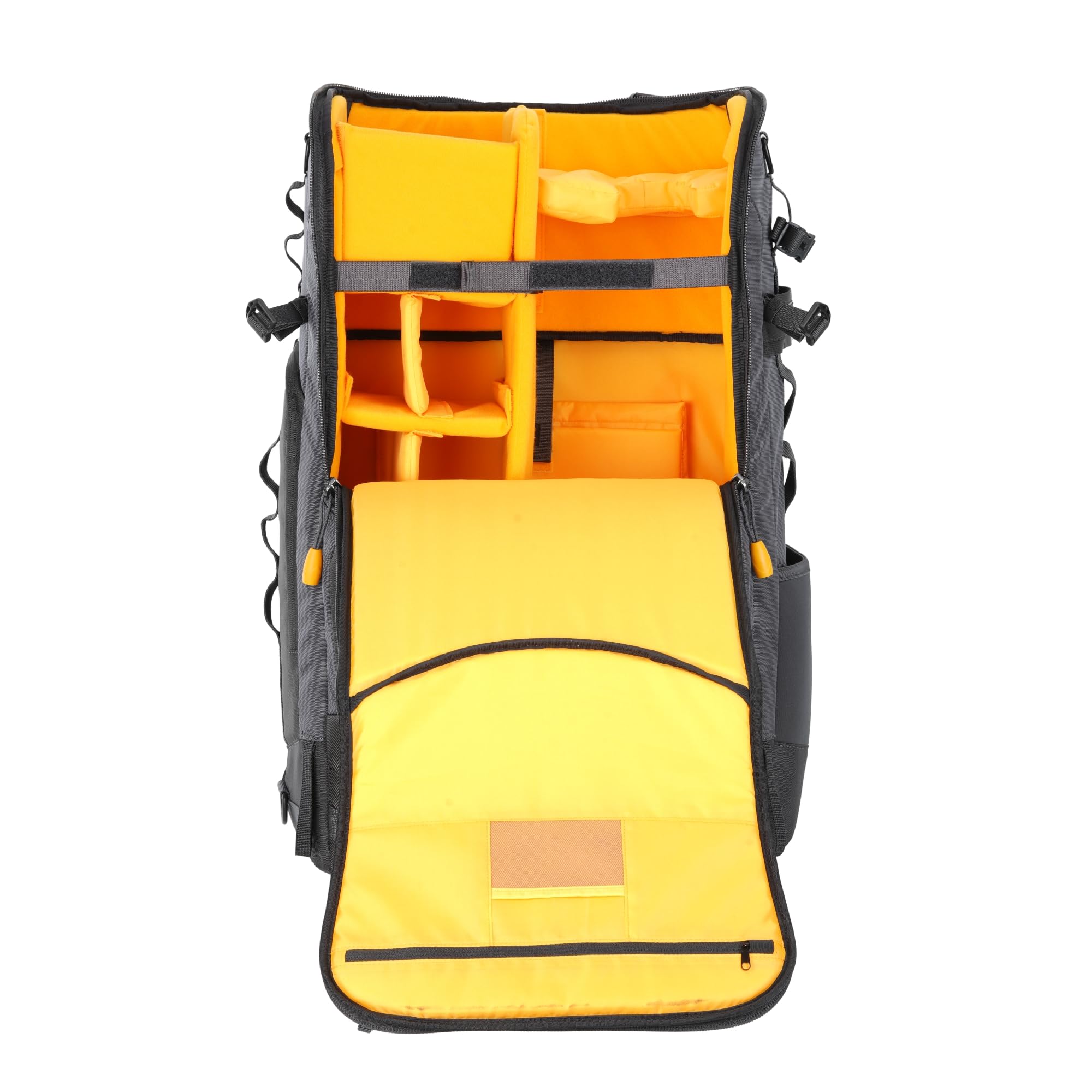 VANGUARD Alta Sky 69 Rucksack, 49 Liter, für bis zu 1200 mm Objektiv und zusätzliche Objektive, Grau