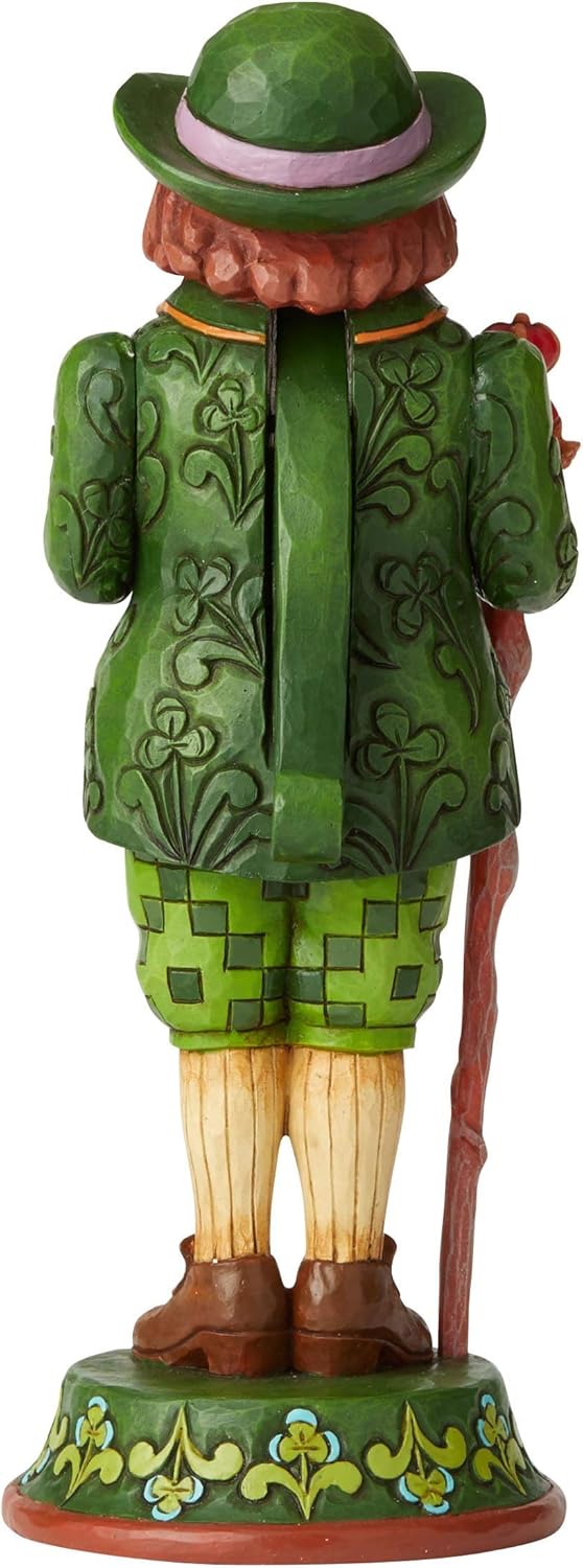Enesco Jim Shore Heartwood Creek Santa's Around The World Irish Nutcracker Figurine, 9.25 Inch, Multicolor (6004244) - Image 4
