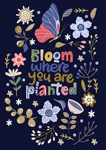 Bloom Daily Planners - A Passionate Goal Organizer - Your Monthly and Weekly Inspirational Agenda Book - Sized at 8" x 11"