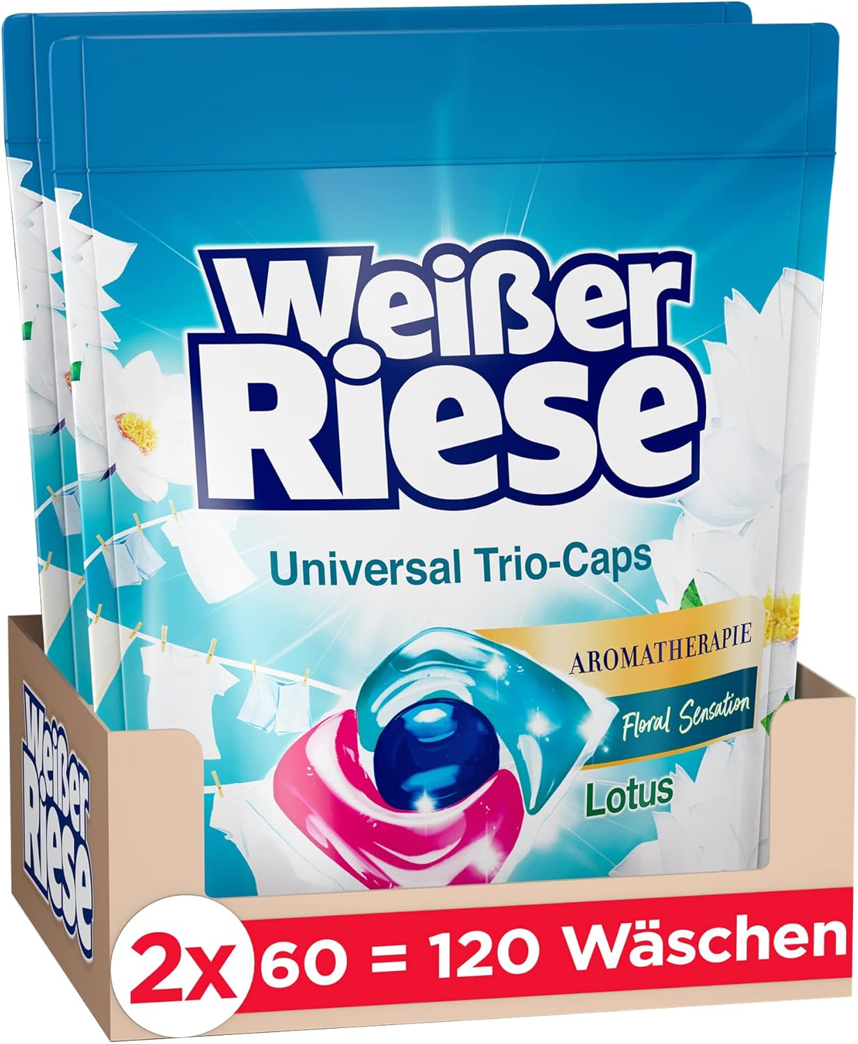 Weißer Riese Universal Trio-Caps Aromatherapy Floral Sensation (120 ...