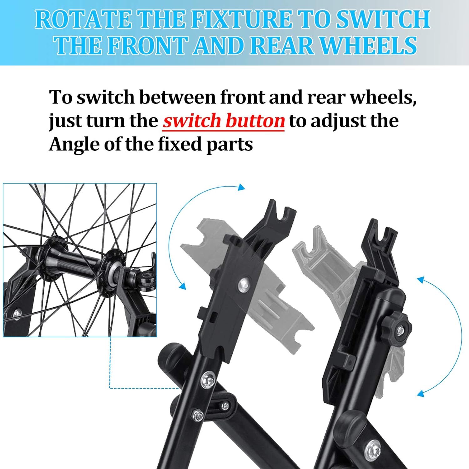 Clothink Bike Wheel Truing Stand Bicycle Wheel Maintenance Home Mechanic Truing Stand Fits 16" - 29" 700C Wheels : Sports & Outdoors