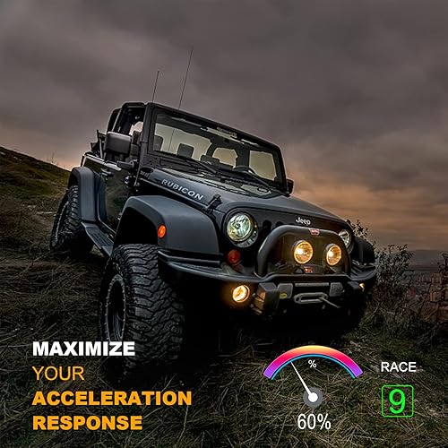 Miniatura 7 de Controlador de respuesta del acelerador, 9 modos de conducción, acelerador electrónico inteligente de carreras compatible con Toyota Tacoma FJ