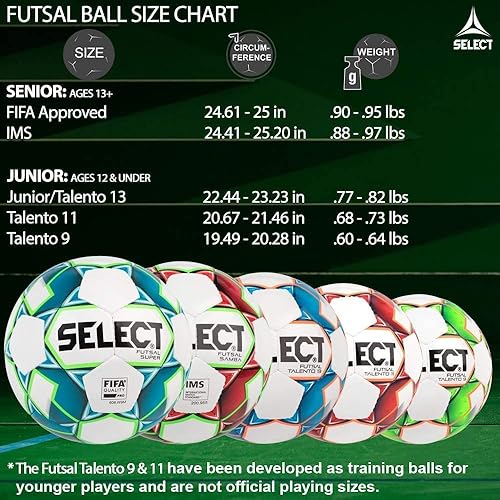 Miniatura 4 de Select Futsal Super TB V22 - Pelota de fútbol sala, blancorojoazul, Senior4