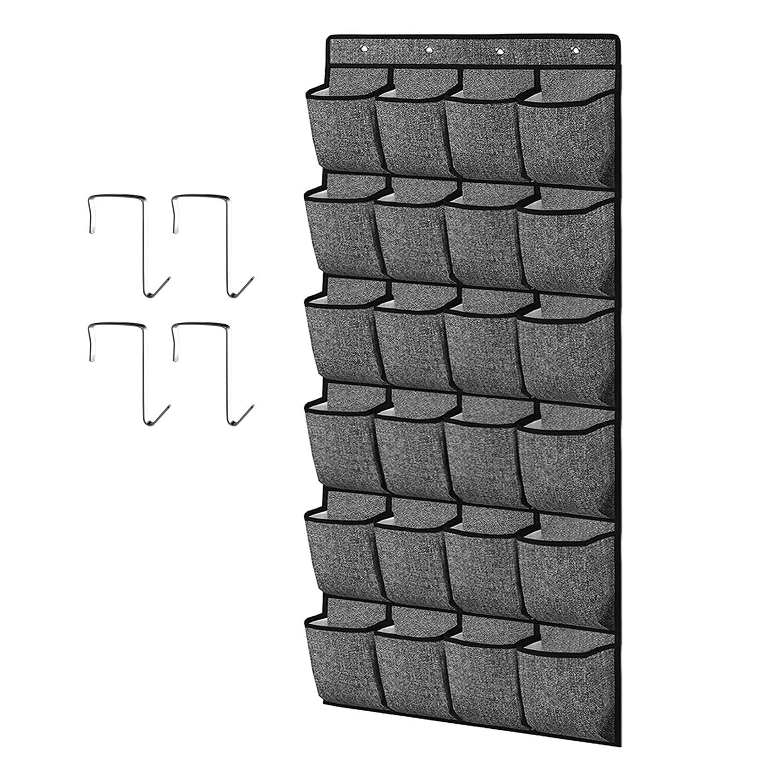 STDEV Door Storage With 24 Compartments Door Storage Bag Home Organization Tool Hanging Shoe Rack