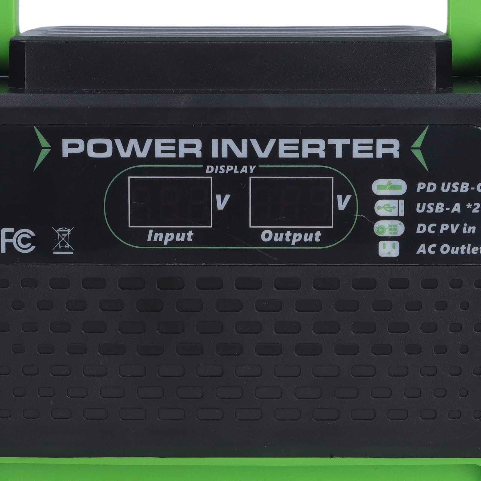 Dilwe Zmodyfikowany Falownik Sinusoidalny 300 W Przetwornica Samochodowa ABS 12 V do 220 V z Podwójnym Portem USB Podwójne Uniwersalne Gniazda Wyświetlacz LCD do Użytku W Podróży Kempingowej