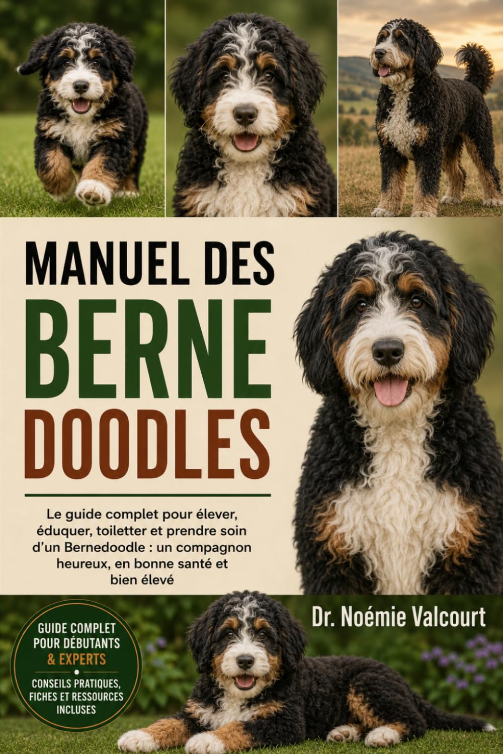 MANUEL DES BERNEDOODLES: Le guide complet pour élever, éduquer, toiletter et prendre soin d'un Bernedoodle : un compagnon heureux, en bonne santé et bien élevé