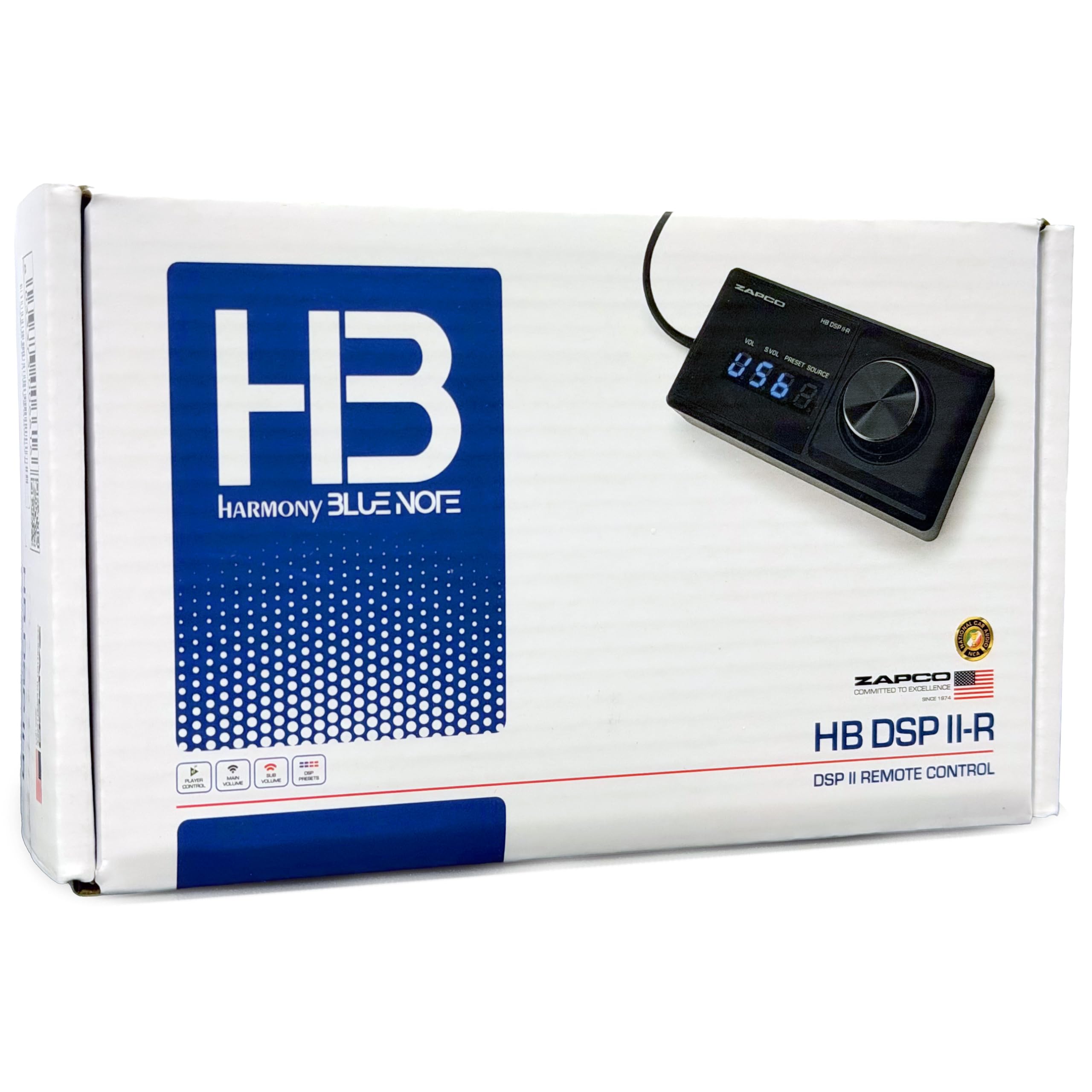 Amazon.com: Zapco Digital HB-DSP-II-R Remote Control for HB-68-II
