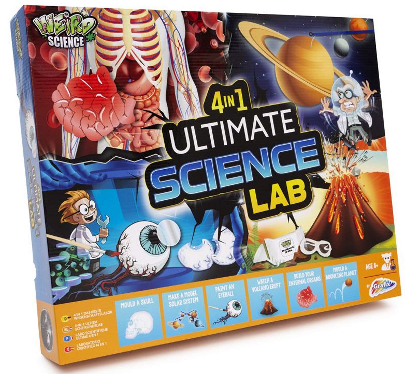 Scotrade Great Gift idea for kids 4-in-1 Ultimate Science Lab Kit Science Fiction stuff