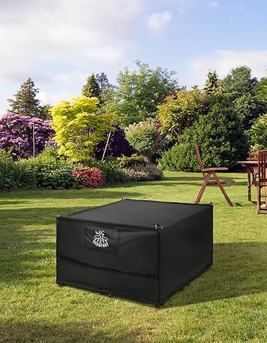 Miniatura 8 de DEERFAMY Fundas para muebles de patio, impermeables, para mesa y silla, resistentes a la intemperie, 600D, duraderas, juego modular para exteriores