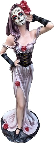 Miniatura 2 de Statues 10'' Catrina Skull Dia De Los Muertos Estatua