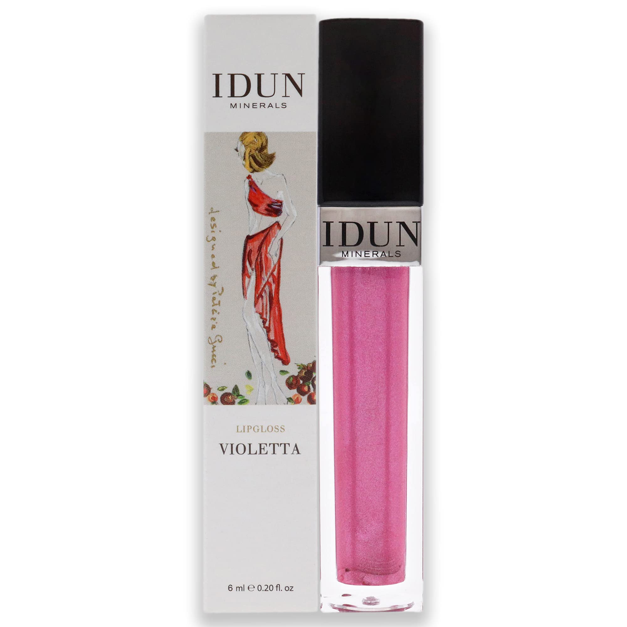 Idun Minerals Lipgloss - 005 Violetta For Women 0.2 oz Lip Gloss, 5.91 ml (Pack of 1)
