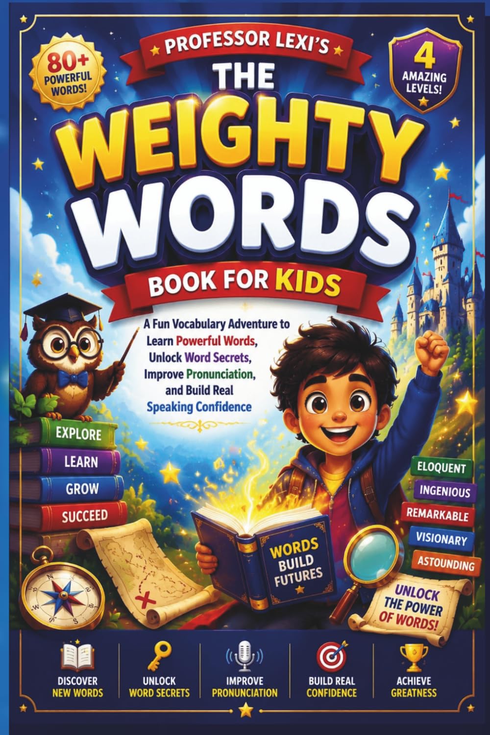 The Weighty Words Book for Kids: A Fun Vocabulary Adventure to Learn Powerful Words, Unlock Word Secrets, Improve Pronunciation, and Build Real Speaking Confidence