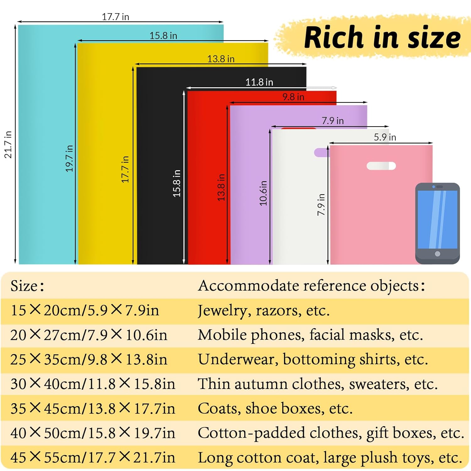 (200) Custom Bags with Logo-Plastic Personalized Gifts Bags for Small Businesses, Clothing Stores, Boutiques, Supermarkets, Retailers, Party Events - Image 4