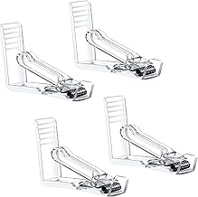 Tablecloth Clips | Set of 4 | ✮Lifetime Guarantee✮ - Transparent Tablecloth Fasteners for Dining Tables, Clamps - Accessories for Picnic, Garden Buffet, Parties