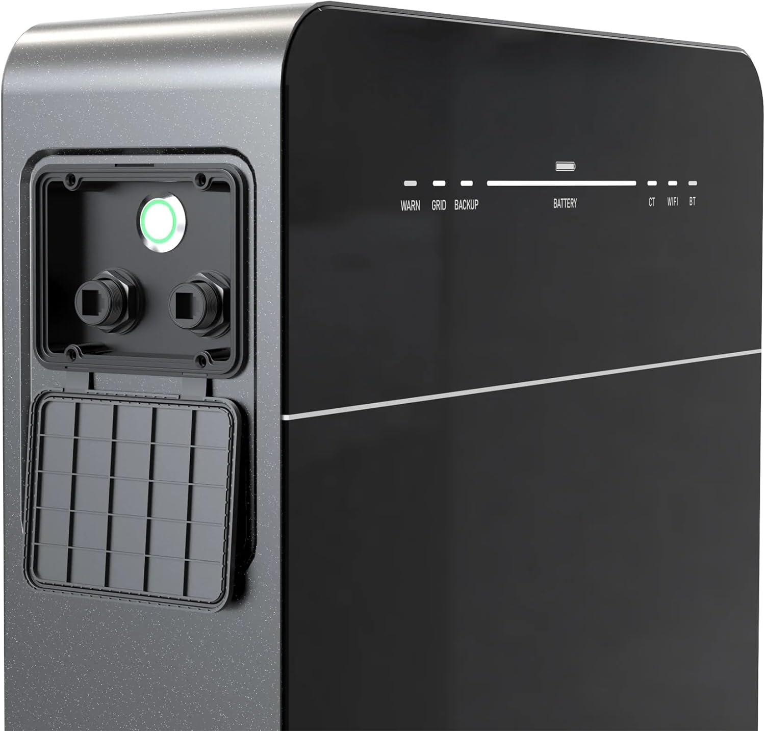 Close-up of Marstek Venus E GEN 3.0 ports