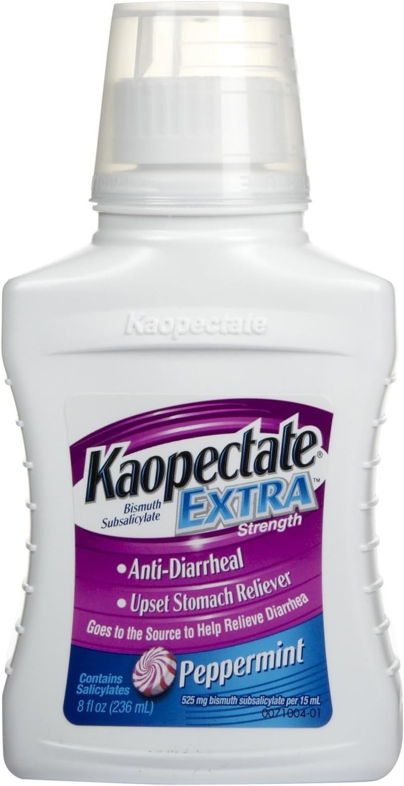 Kaopectate Max Multi Symptom Relief For Diarrhea Upset Stomach Relief Peppermint S 8.0 Ounce Multi