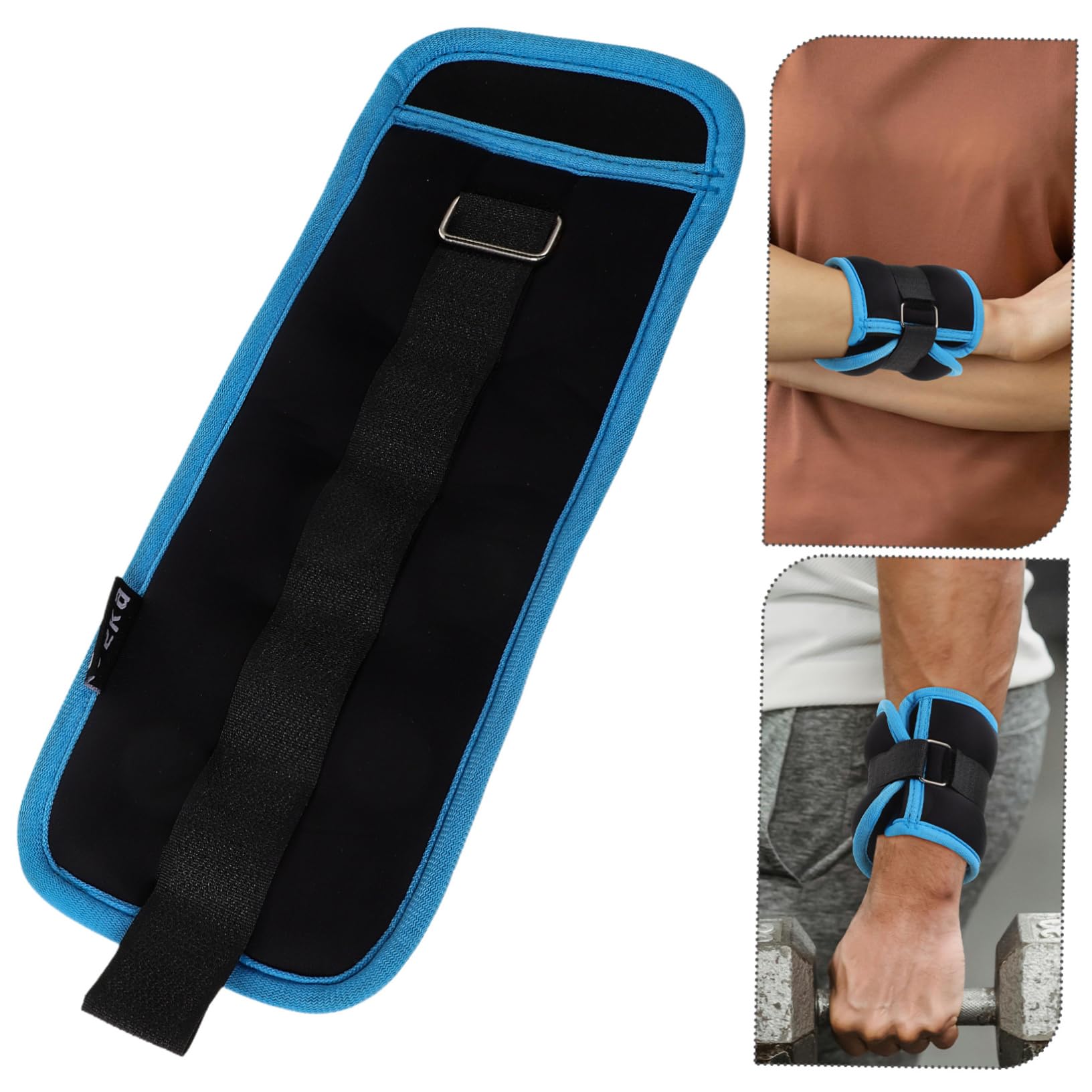 iplusmile Cavigliera Peso 2 Pezzi da 0,5kg in Neoprene e Sabbia di Ferro, Pesetti Polsi per Jogging e Allenamento a Casa, Portatili