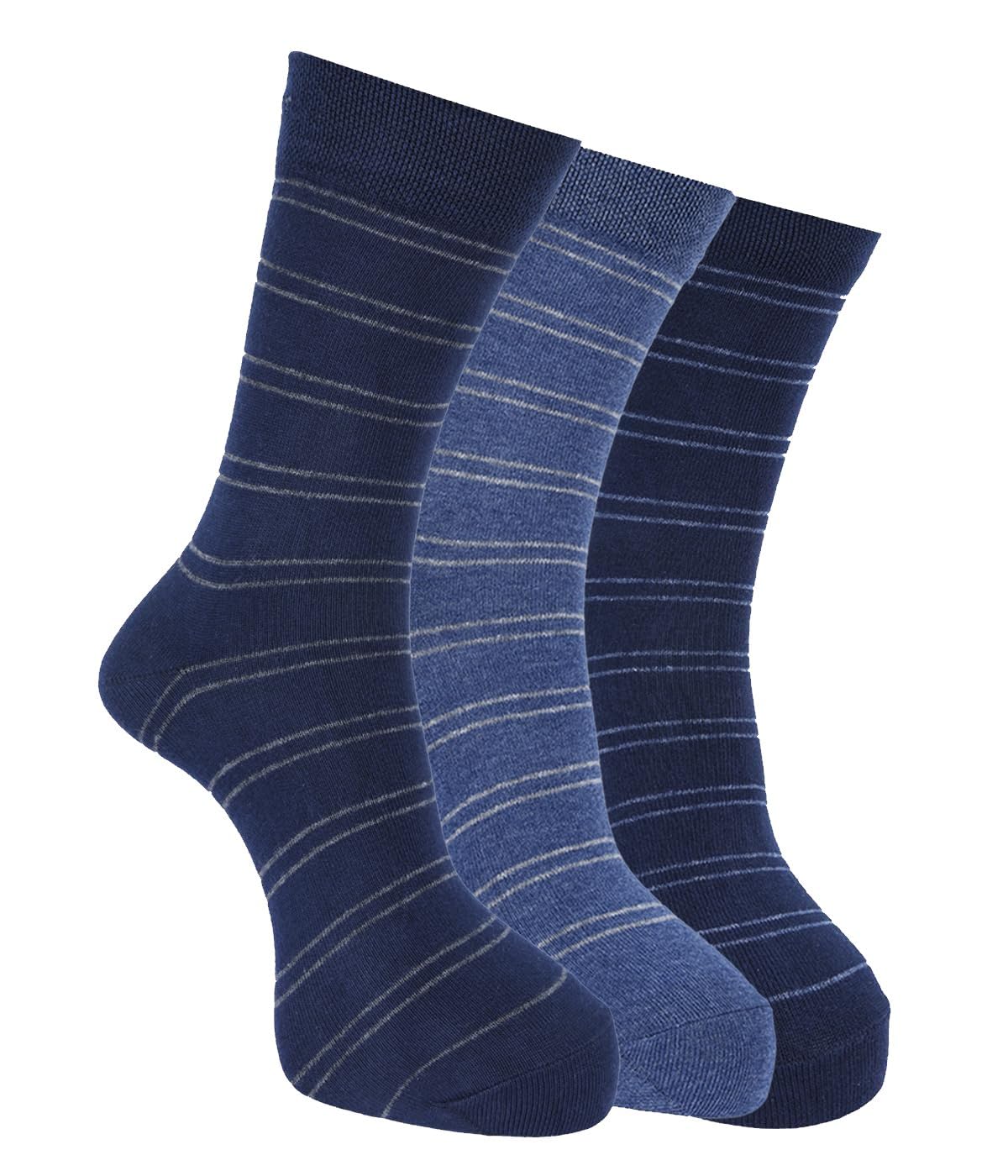 force nxt BY Dollar Full Length Cotton Comfort Socks for Men, Compact Cotton Stretch Crew/Mid Calf Length Socks (Free Size Pack of 3)-picture-49