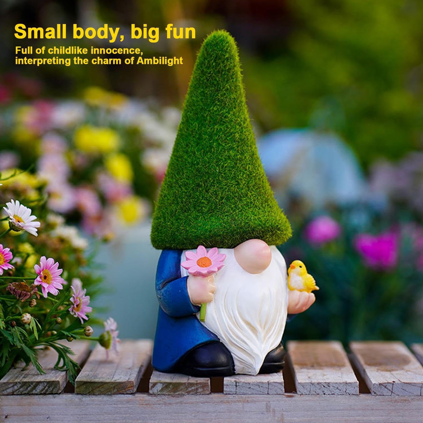 Statua di Nano da esterno, Statua di Nano da Giardino - Scultura | ornamenti del cartone animato senza viso in resina da giardino,Figura di gnomo di forma realistica, decorazione per corsi, ja