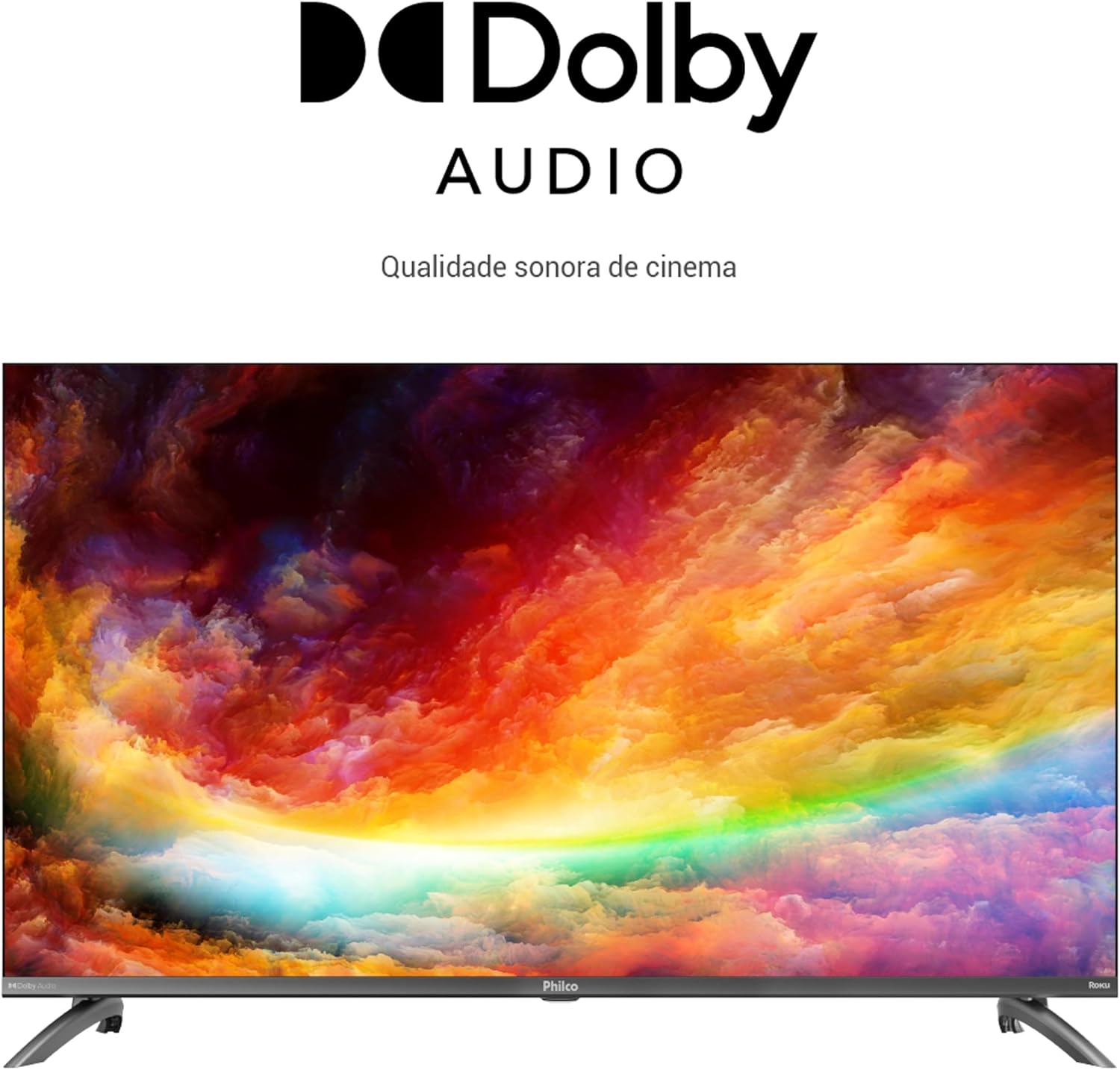 Smart TV 40” Philco Roku TV LED Dolby Audio PTV40M9GR2CGB