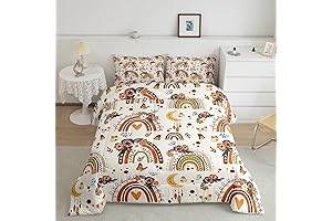 Rainbow Comforter Erosebridal Girls Twin Boho Butterfly Bedding Set