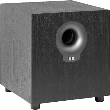 ELAC Debut 2.0 SUB3010 10 Powered Subwoofer with AutoEQ, Black - Custom Driver & 400-Watt BASH Amplifier - Braced MDF Cabinets
