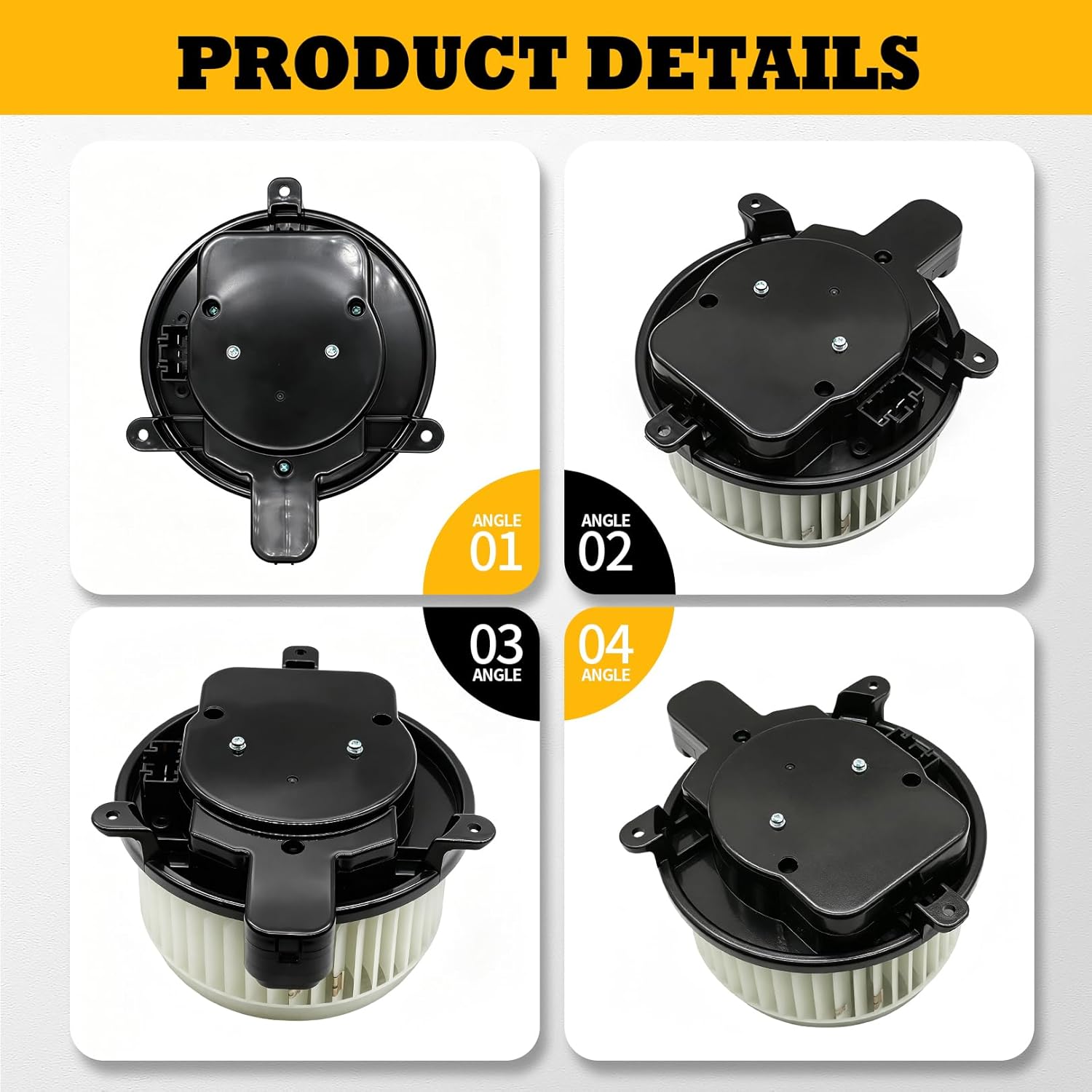 700298 HVAC Heater Blower Motor Assembly Compatible with Sienna 2011-2020 Sequoia 2008-2022 ES350 2015 ES300h 2015-2018 871030C051 8710333140