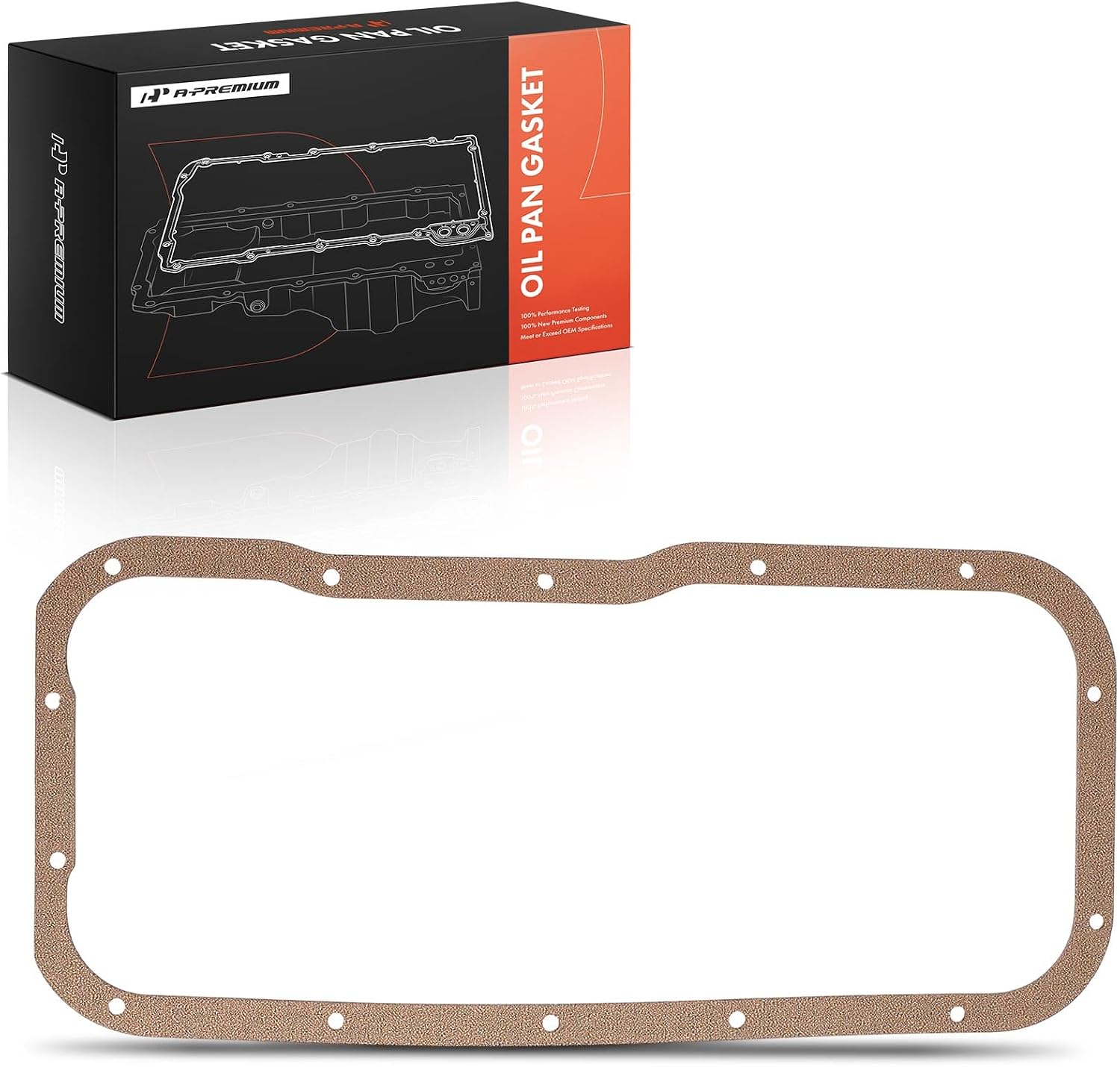 A-Premium 1.6L 1.8L Engine Oil Pan Gasket Set, Compatible with Nissan Sentra 1989-2006, 200SX 1995-1998, NX 1991-1993, Pulsar NX 1989-1990