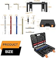 Vista 5 de E-cowlboy Kit maestro de herramientas para reglaje de motor BMW, herramienta de bloqueo de árbol de levas Vanos, kit de alineación de volante